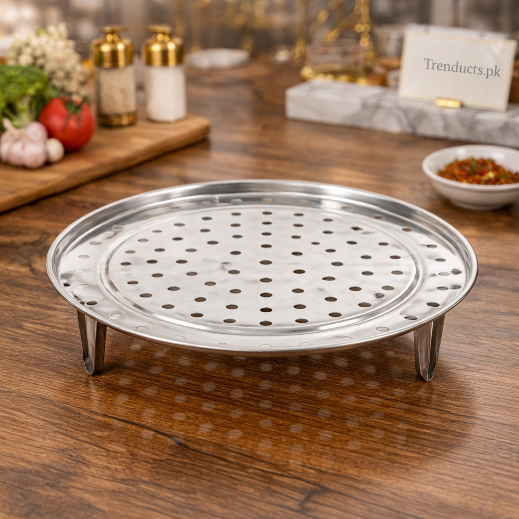 Stainless Steel Multifunctional Steamer Rack & Stand
