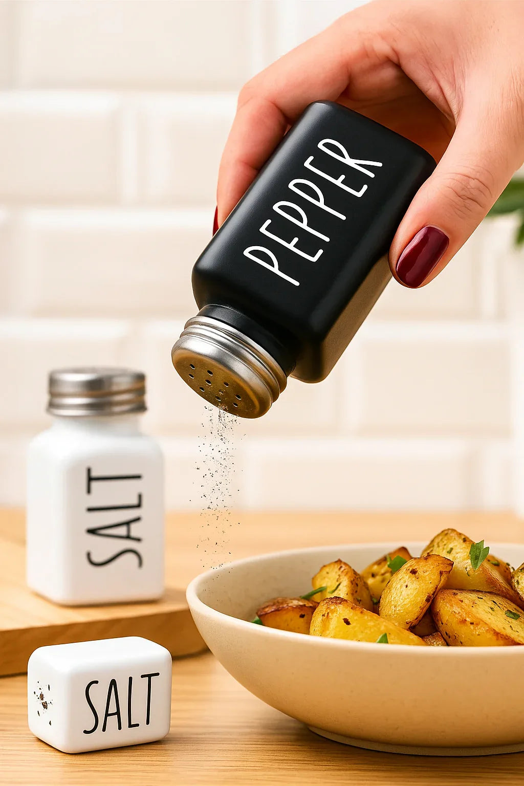 Salt & Pepper Shaker Pair – Elegant Tabletop Set