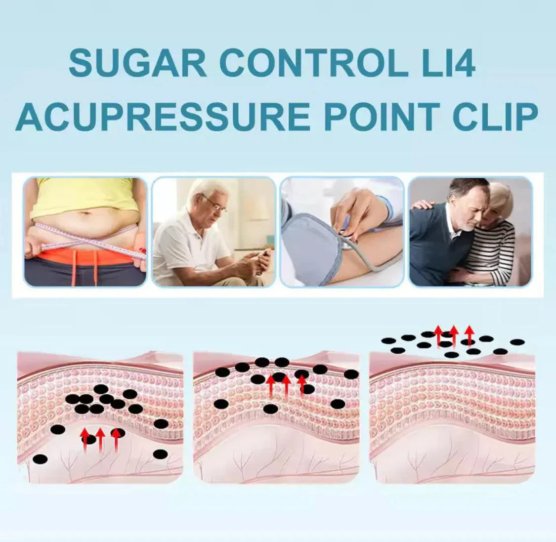 Portable Sugar Control Clip for Diabetes Management and Blood Sugar Monitoring