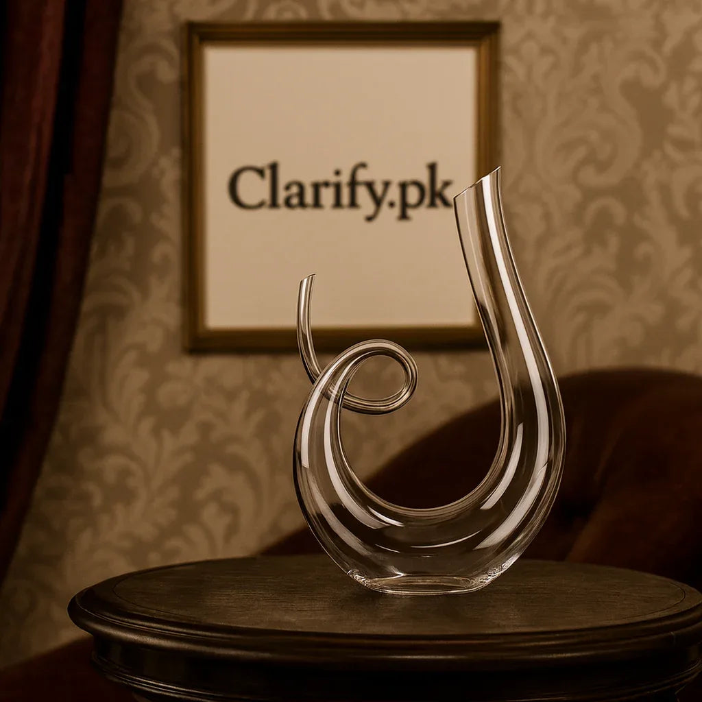 Handmade Crystal Decanter – Luxury Glass Water & Juice Server