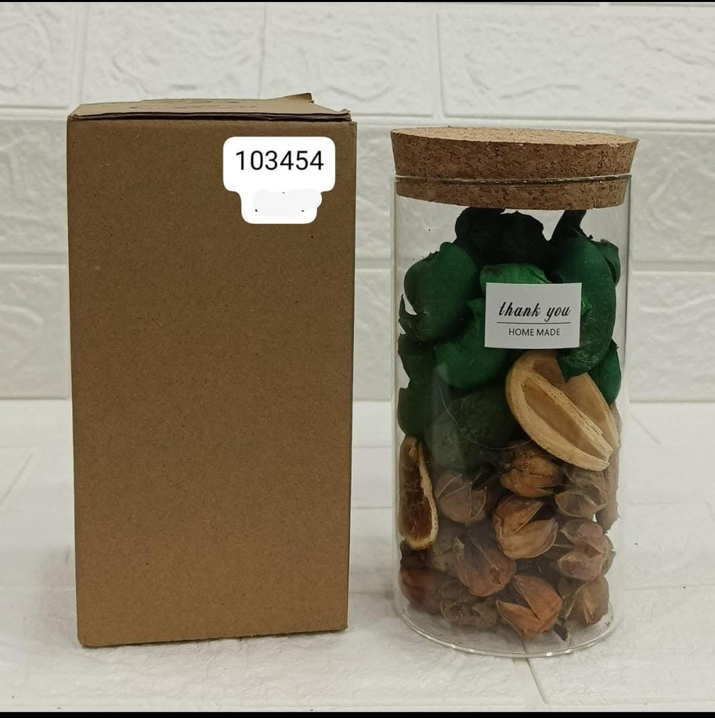 Natural Mehak Dried Flowers Potpourri Jar