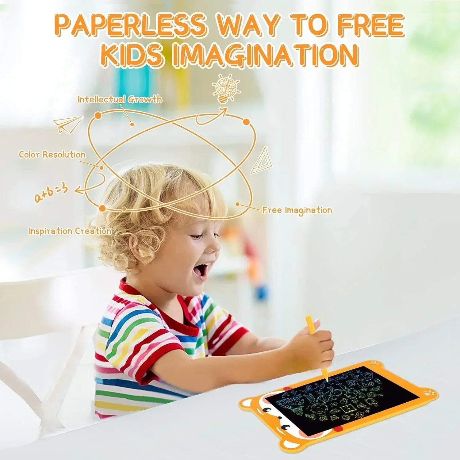 LCD Writing Tablet for Kids – Digital Drawing Pad