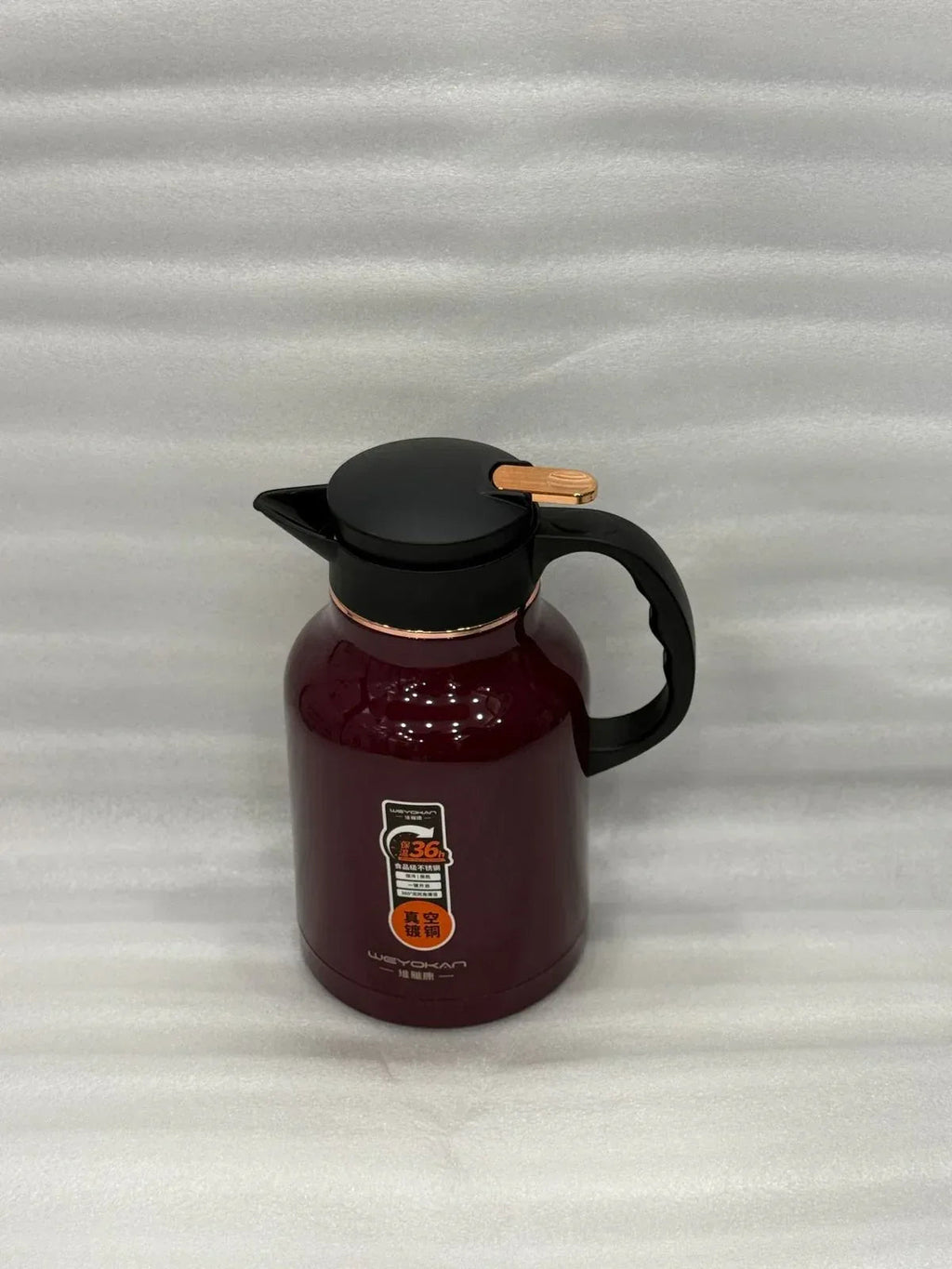 1.6L Stainless Steel Thermal Purple Flask – Hot & Cold Insulated