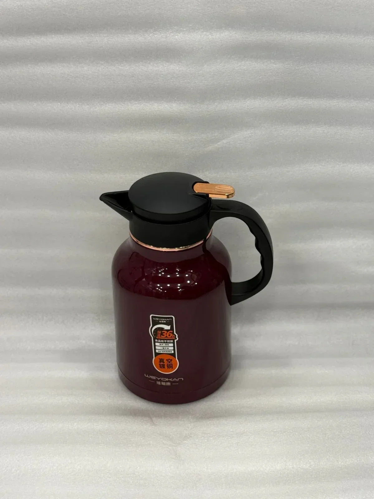1.6L Stainless Steel Thermal Purple Flask – Hot & Cold Insulated