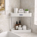 Plastic Bathroom Corner Rack – Multi Layer Storage Organizer