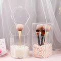 Acrylic Cosmetic Brush Holder - Stylish Acrylic Pearl Makeup Brush Organizer