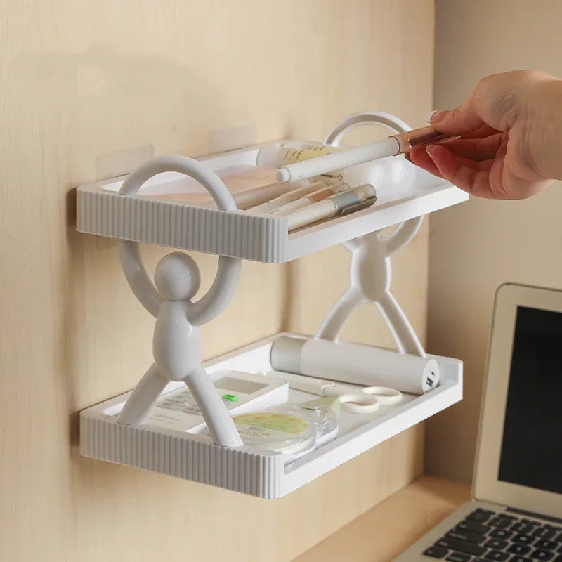 2-Tier Multipurpose Storage Rack for Bathroom & Kitchen