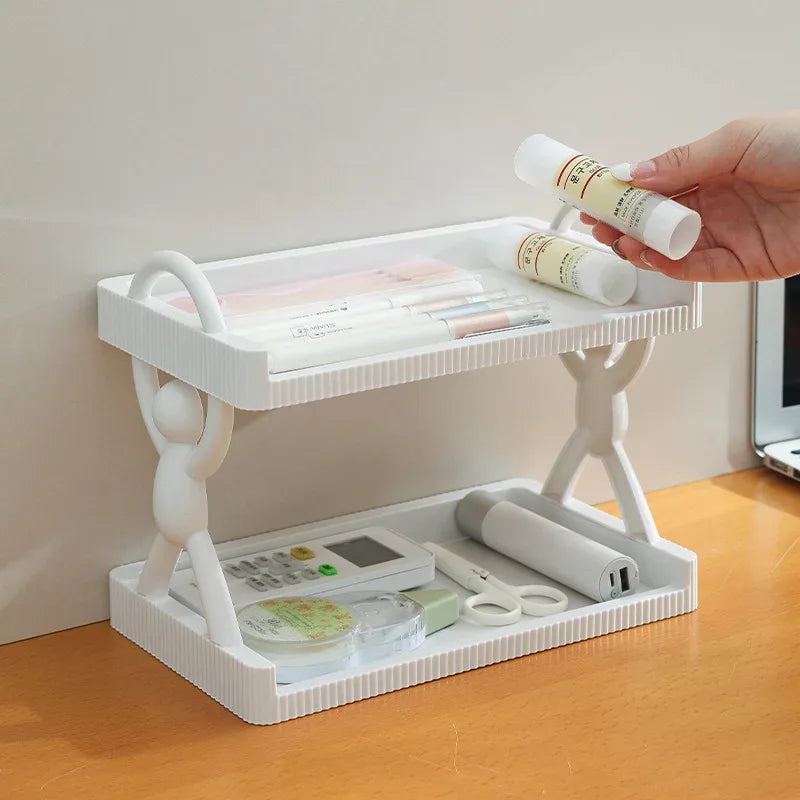 2-Tier Multipurpose Storage Rack for Bathroom & Kitchen