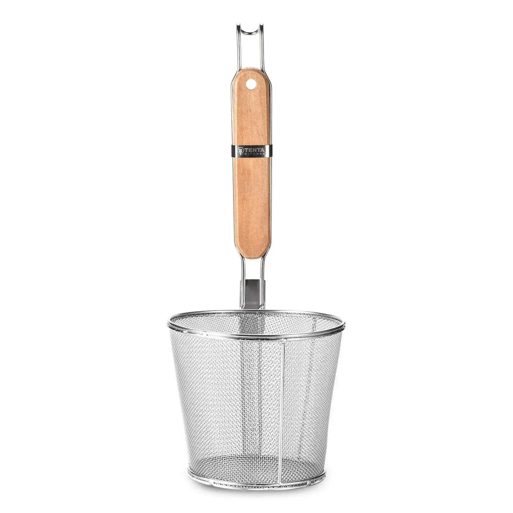 Stainless Steel Pasta & Noodle Strainer Frying Basket