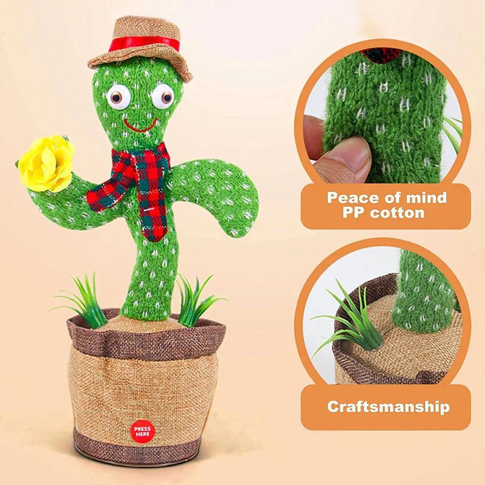 Dancing Cactus Toy - Interactive Talking Cactus for Kids