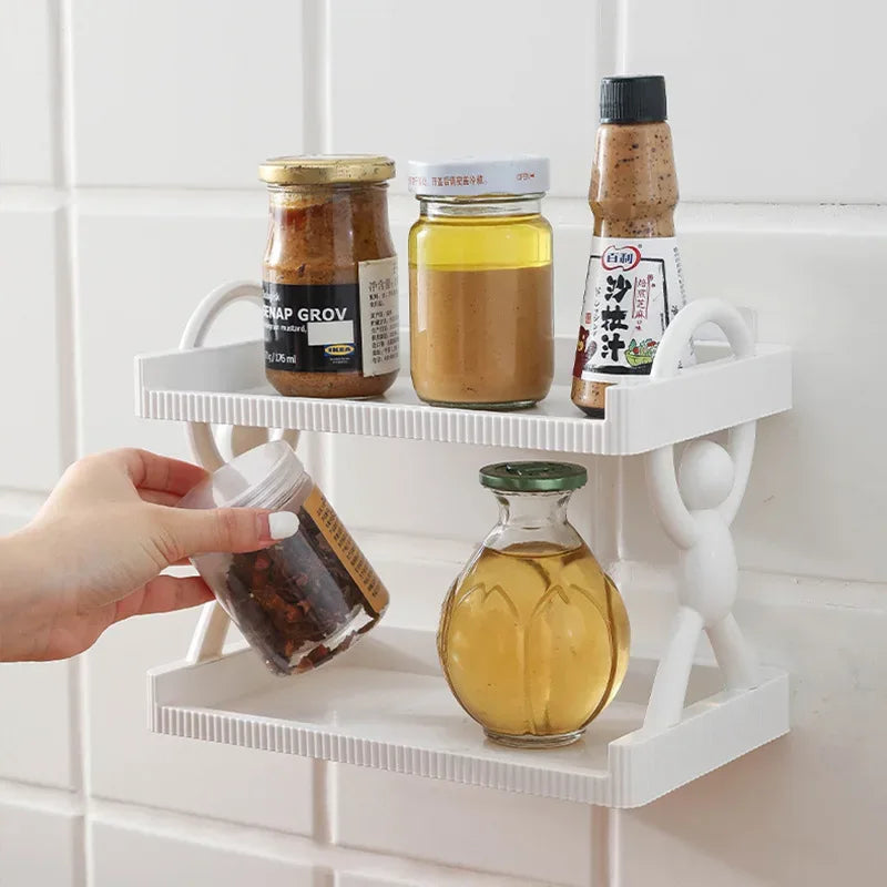 2-Tier Multipurpose Storage Rack for Bathroom & Kitchen