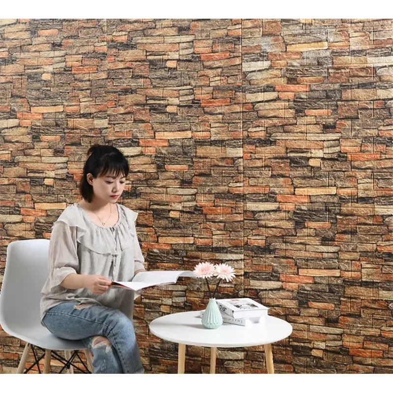 3mm Brick Wall Sticker (70x77cm)