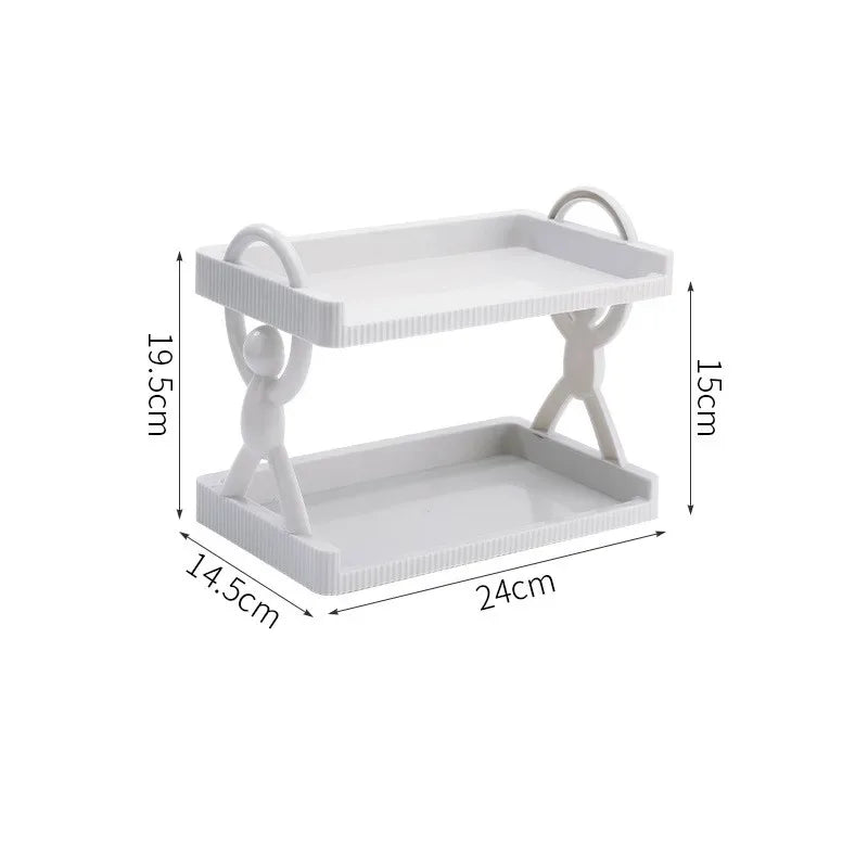2-Tier Multipurpose Storage Rack for Bathroom & Kitchen