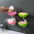 2 Layer Soap Tray - Elegant Flower Design for Stylish Soap Storage