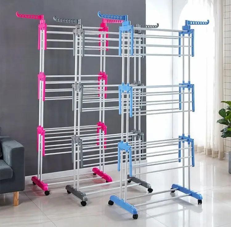 Portable Folding Drying Rack – Compact Clothes Hanger Stand