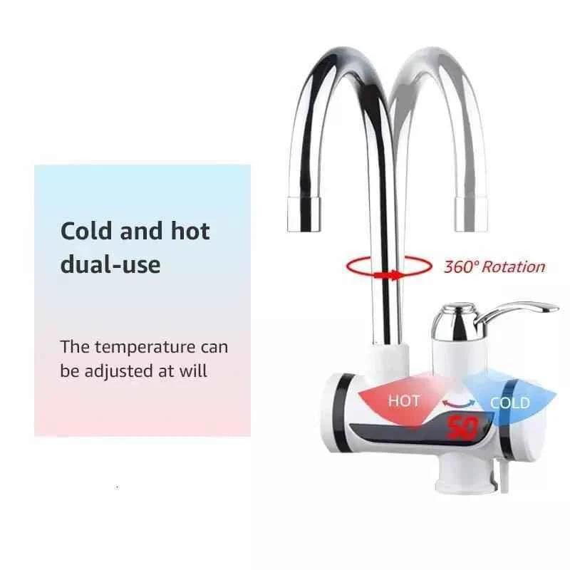 Electric Heating Faucet for Instant Hot & Cold Water – Instant Water Heater System