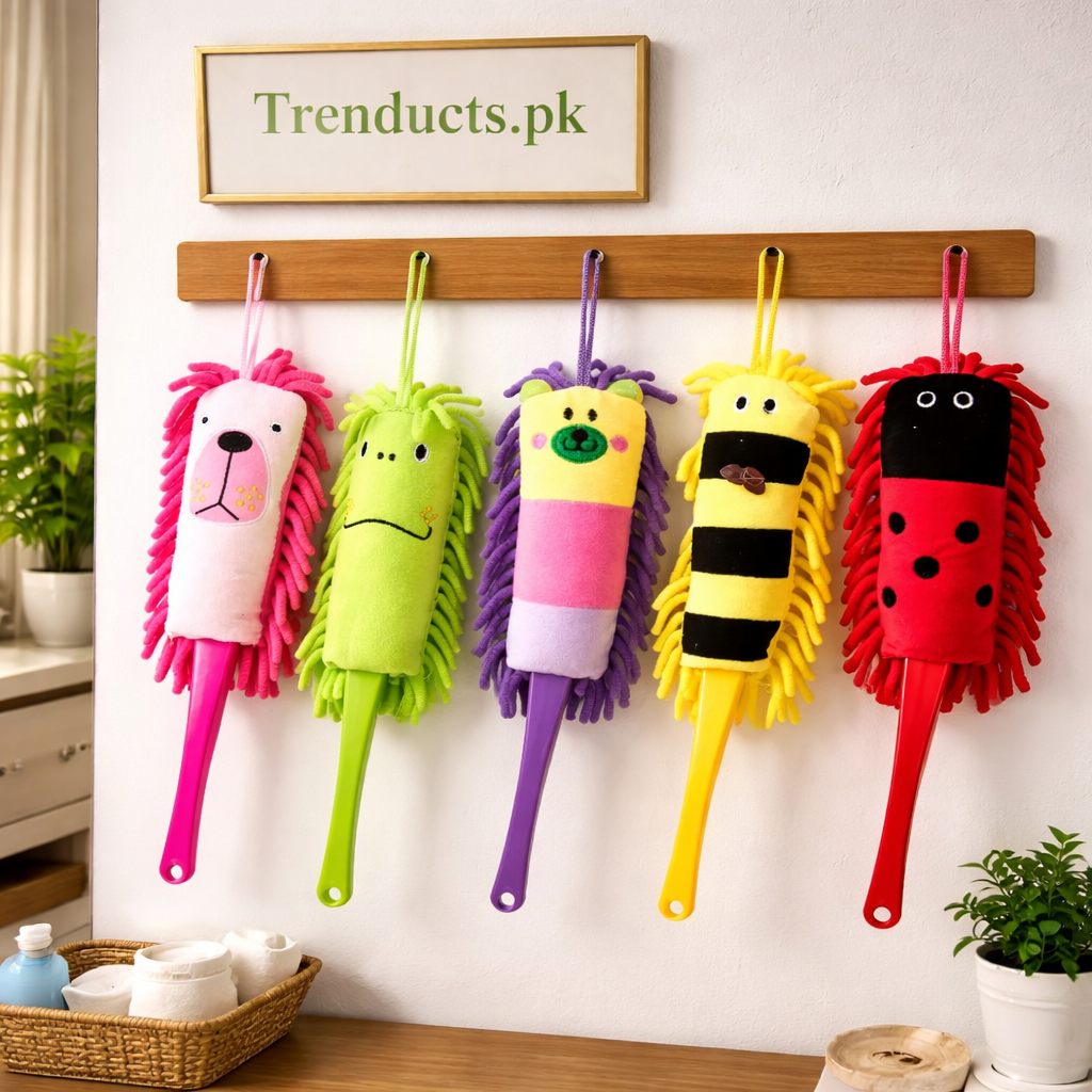 Chic Cartoon Character Microfiber Cleaning Duster