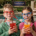 Fun Eye-Glasses Drinking Straw