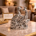 Luxury Majestic Peacock Heart Decor Piece (each)