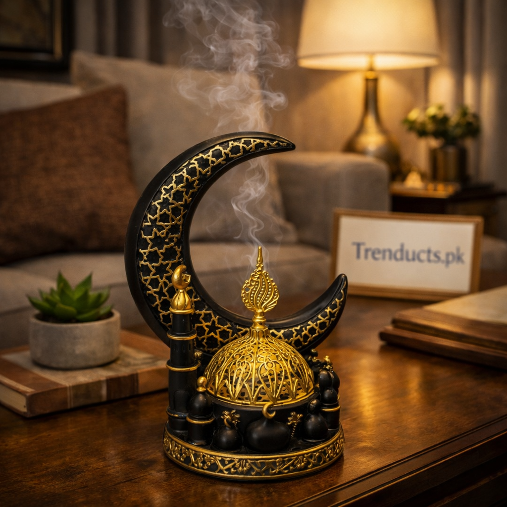 Premium Porcelain Burner – Elegant Bakhoor & Incense Burner