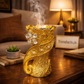 Premium 2-in-1 Fragrance Burner – Electric & Charcoal Incense Burner (Mabkhara)