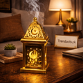 Metal LED Lantern Bakhoor Dan – Vintage Lantern Electric Incense Burner