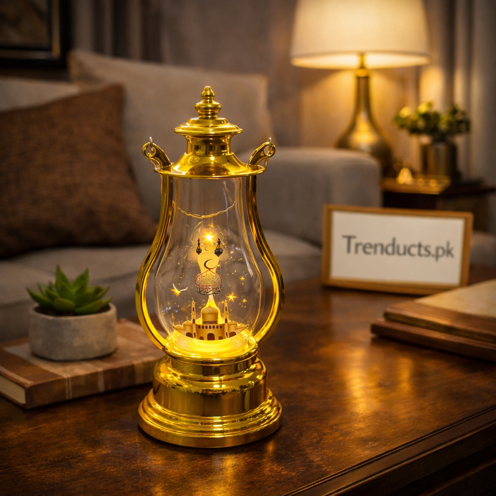 Premium LED Lantern Candle – Vintage Decorative Lantern with Warm Glow
