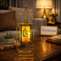 Premium LED Metal Lantern – Decorative Vintage Lantern with Warm Glow & Heritage Accents