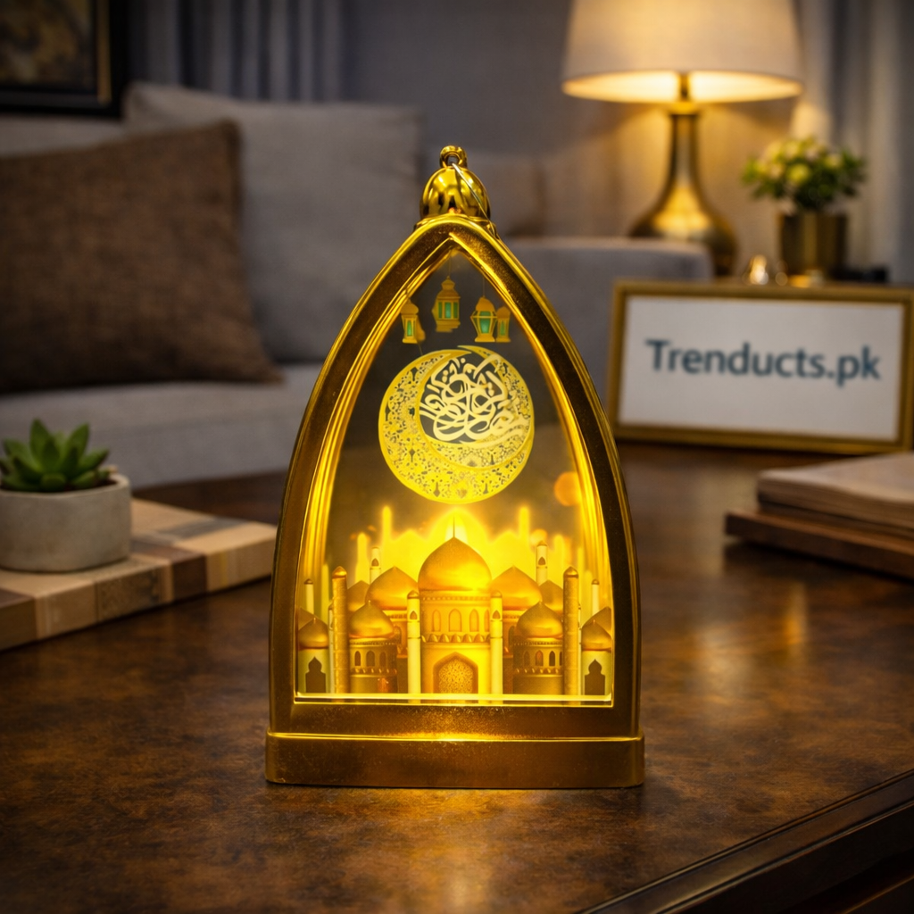 Premium LED Metal Lalten – Decorative Vintage Lantern with Warm Flickering Glow