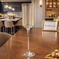 Crystal Champagne Goblets – Elegant Set of 6