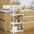 4-Tier Rolling Kitchen Storage Rack – Vertical Space Saver