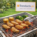 Premium Square Grid BBQ Cooking Net – Non-Stick Outdoor Grill Mesh