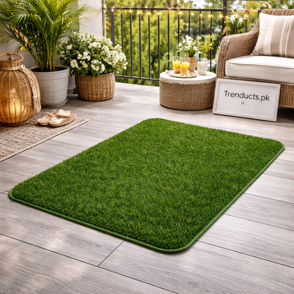 Premium Artificial Grass Door Mat – Weather-Resistant Outdoor Entrance Rug