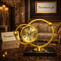 Vintage Golden Clock - Retro Decor Piece