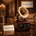 Vintage Revival - Hand-Crank Musical Gramophone Box