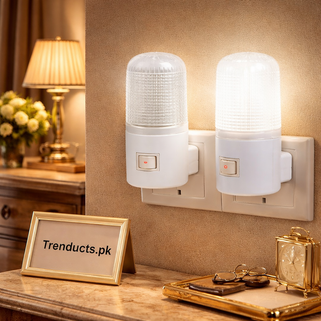 Energy-Efficient LED Night Light – Soft Glow Wall Plug-In