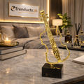 Virtuoso Gold Elegant Violin Decorative Showpiece