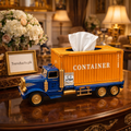 Vintage Cargo Truck Style Tissue Box