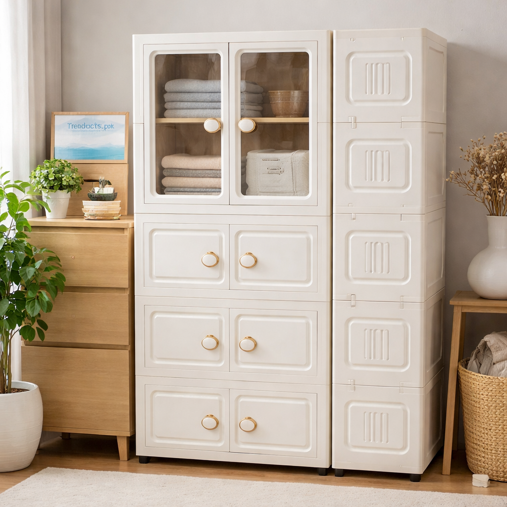 Multipurpose Household Storage Cupboard - Modern Home Organizer