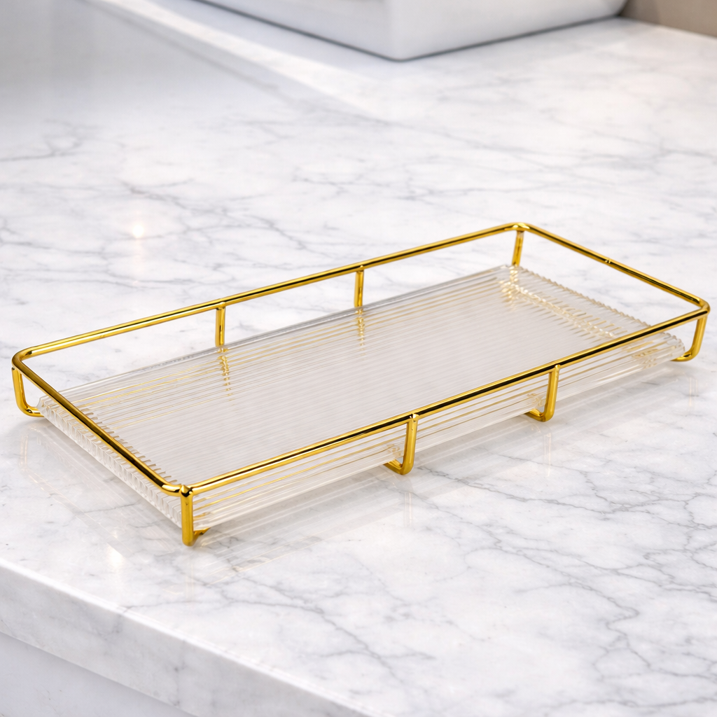 Luxury Bathroom Vanity Tray
