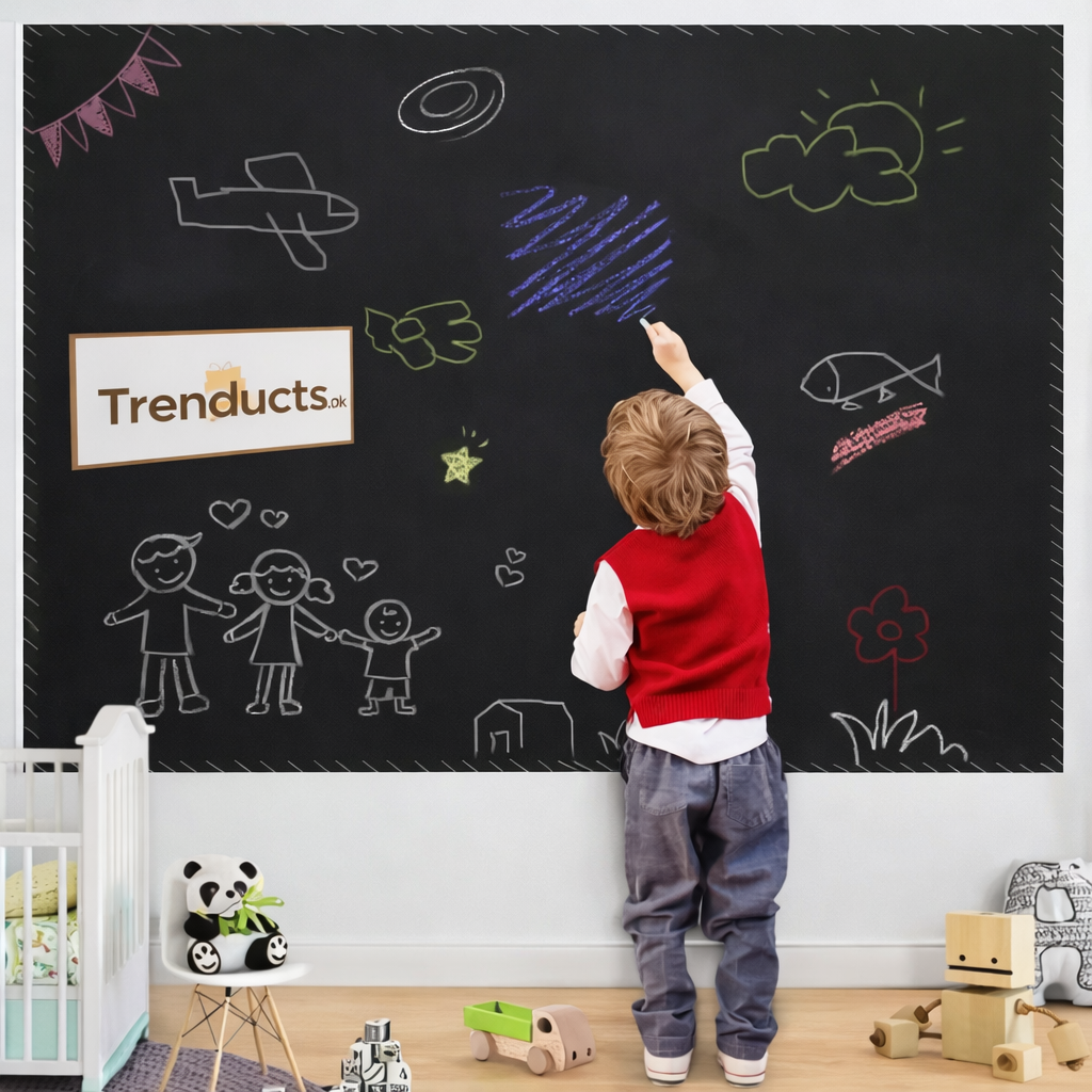 Large Blackboard Sticker for Wall - Reusable
