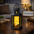 Ramadan LED Metal Lantern - Premium Islamic Decor