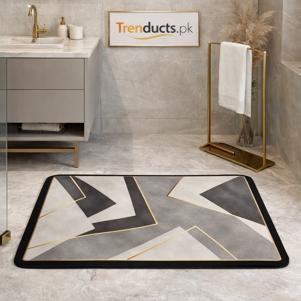 Super-Absorbent Non-Slip Floor Mat – Quick-Dry Bathroom & Kitchen Rug
