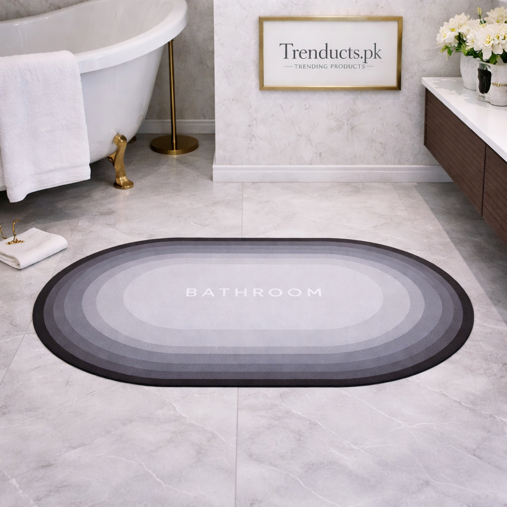 Premium Quick-Dry Anti-Slip Bathroom Mat – Super Absorbent Magic Floor Rug