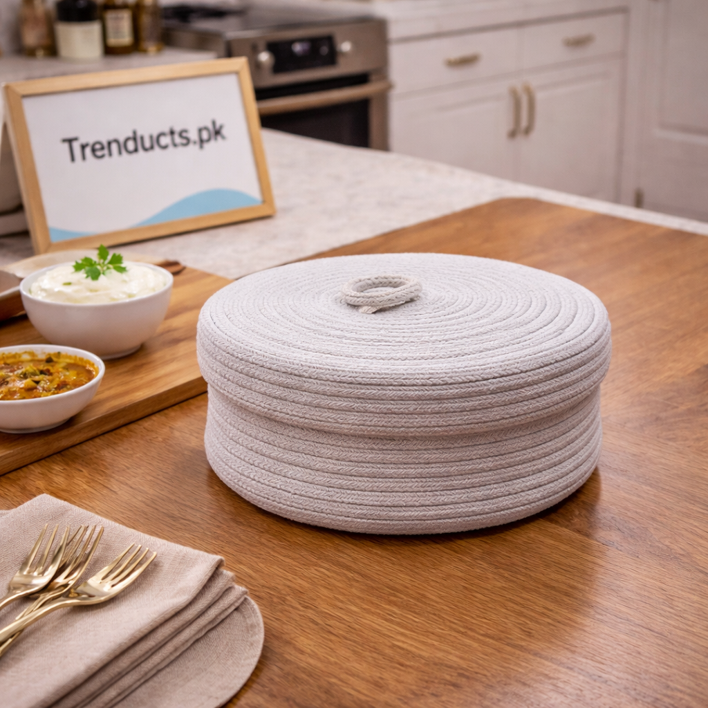 Nest Hand Woven Dual - Tone Roti & Bread Basket