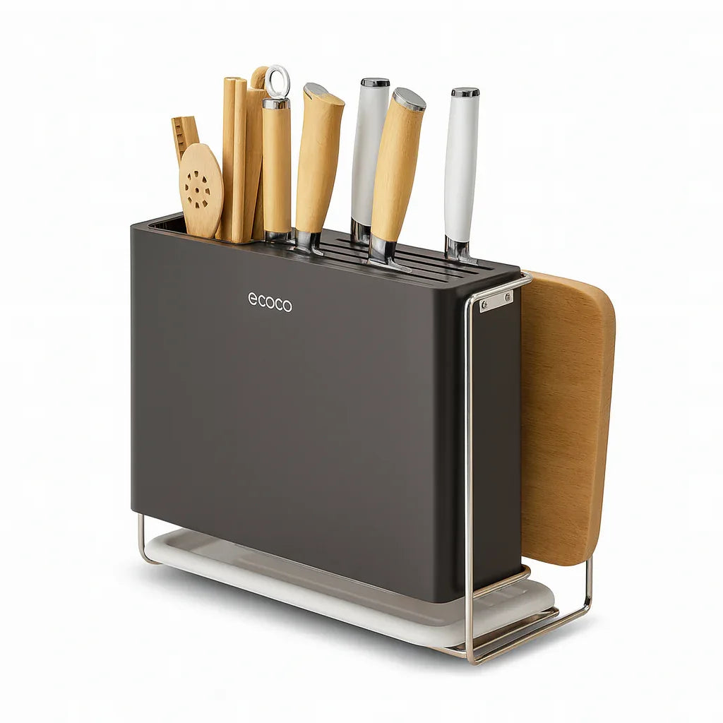 Ecoco Magnetic Knife Holder – Wall Mount Kitchen Organizer