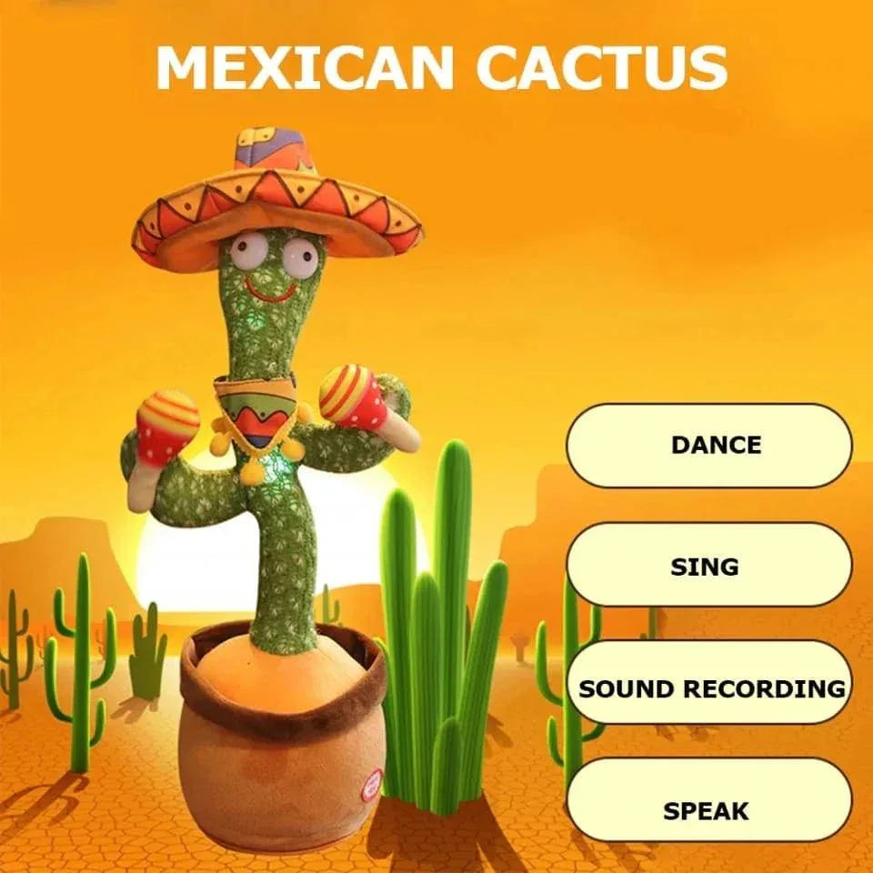 Dancing Cactus Toy - Interactive Talking Cactus for Kids