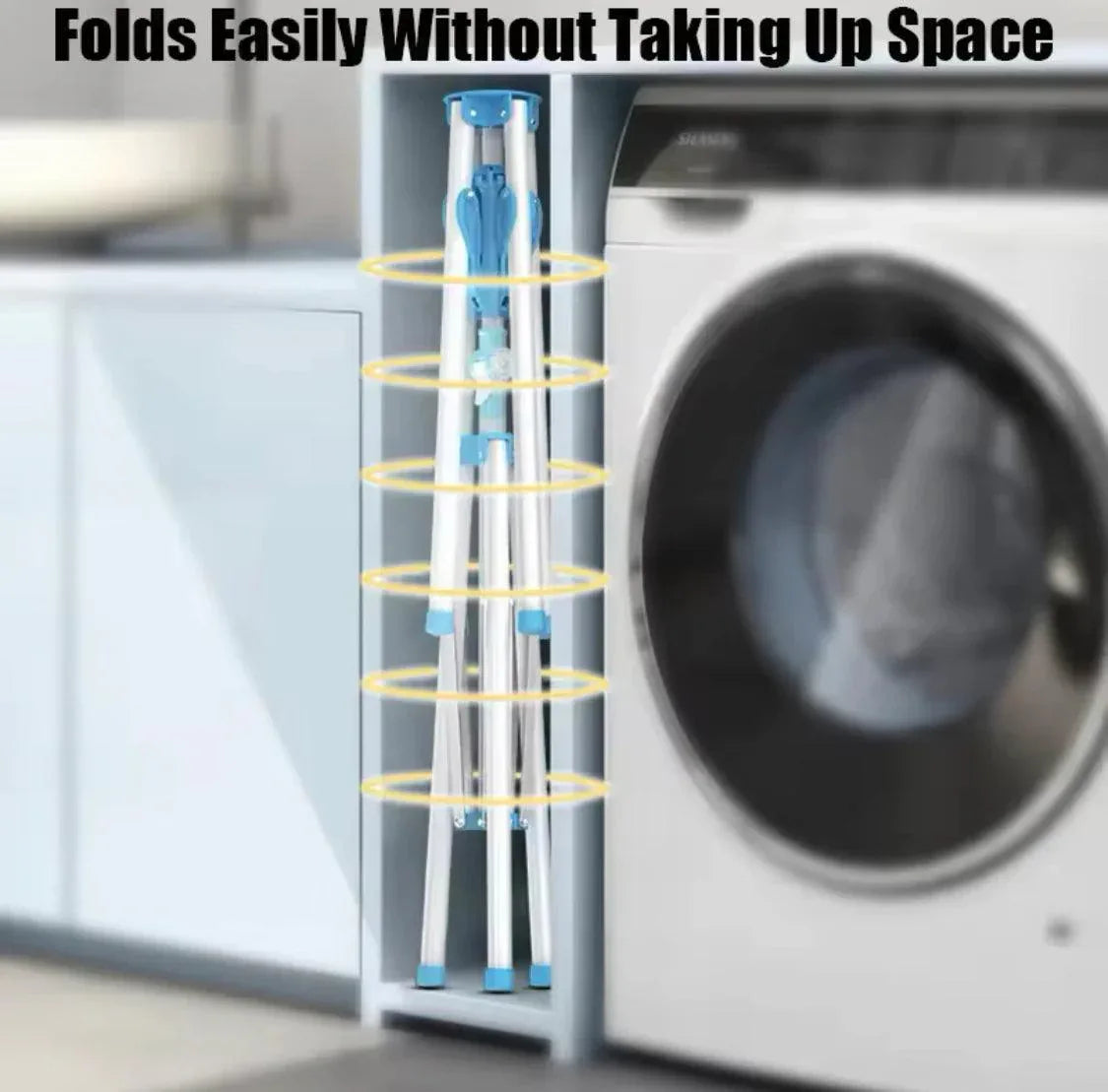 Laundry Clothes Drying Rack - Umbrella-Shaped Laundry Drying Rack