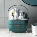 3-Layer Makeup Organizer for Efficient Desktop Storage and Display
