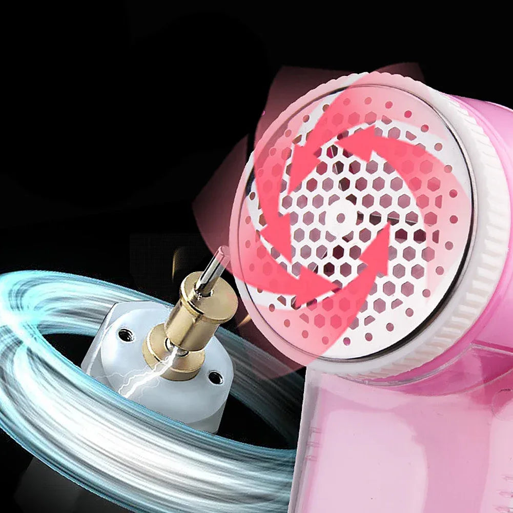Portable USB Lint Remover – Clothes & Carpet Shaver